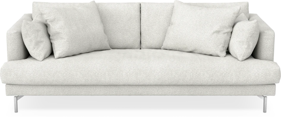Harper - 3-sits soffa, hel dyna - Vit