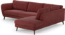 Madison Lux - 3-sits soffa med divan höger - Rosa