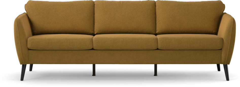 County - 3-sits soffa - Gul