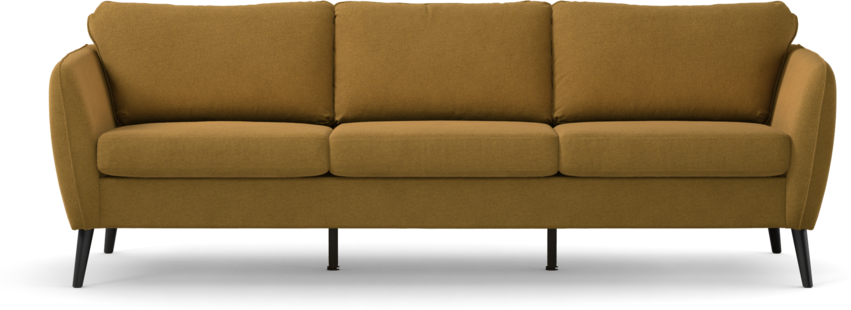 County - 3-sits soffa - Gul