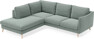Madison - 2-sits soffa med divan vänster - Turkos