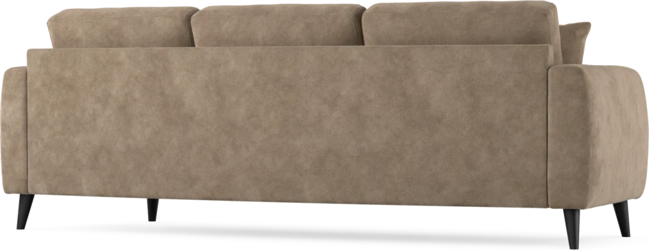 Eden - 3-sits soffa svängd - Beige