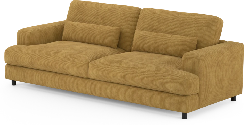 Noma - 4-sits soffa - Gul