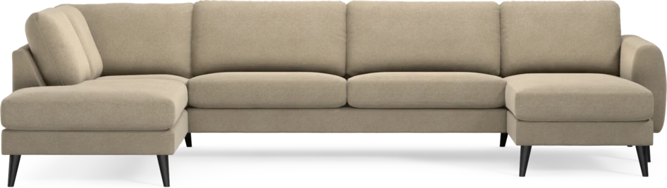 Bridge - 3-sits soffa med divan vänster och schäslong höger - Beige