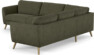 Bridge - Hörnsoffa, 3+2-sits - Grön