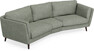Madison - 3-sits soffa svängd, 90 cm - Turkos