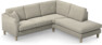 Eden - 2-sits soffa med divan - Brun
