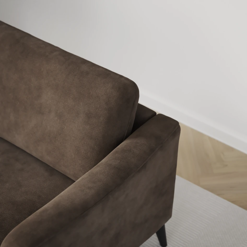 Bridge - 4-sits soffa - Brun