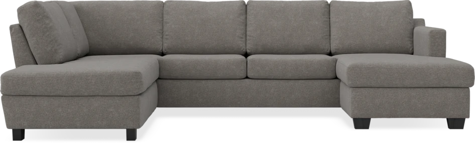 Friday - 3-sits soffa med divan vänster och schäslong höger - Grå