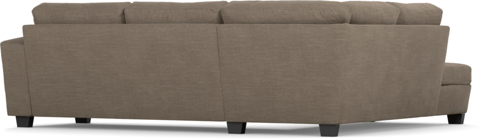 Friday - 2,5-sits soffa med divan vänster - Brun