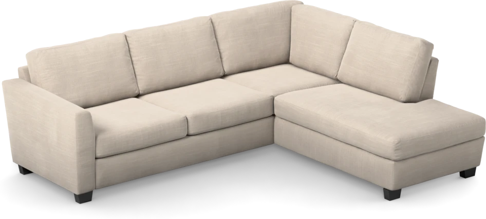Friday - 2,5-sits soffa med divan höger - Beige