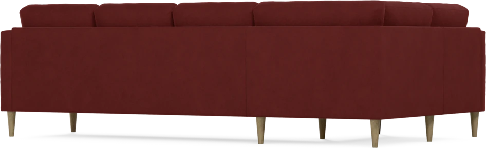 Eden - Hörnsoffa, 1+3-sits - Röd