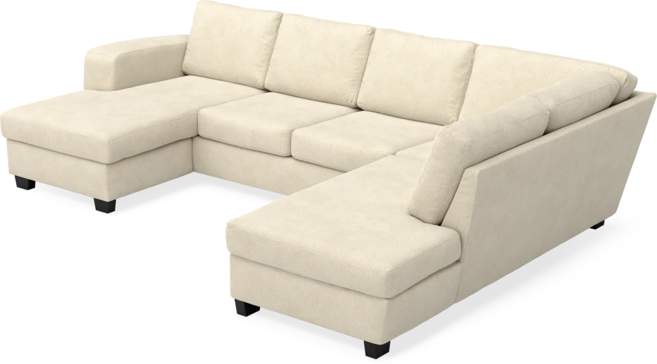 Friday - 3-sits soffa med schäslong vänster och divan höger - Beige