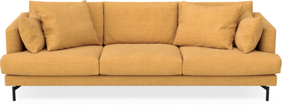 Harper - 4-sits soffa - Gul