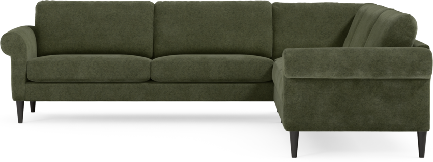 Bridge - Hörnsoffa, 3+3-sits - Grön