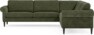Bridge - Hörnsoffa, 3+3-sits - Grön