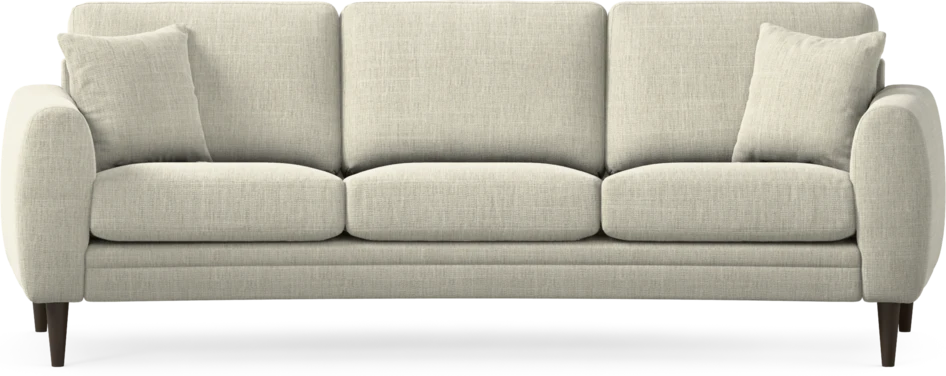 Eden - 3-sits soffa svängd - Beige