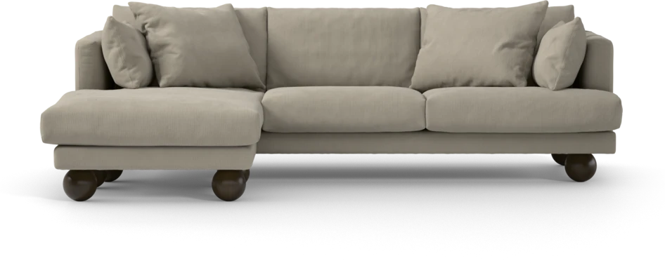 Harper - 4-sits med schäslong vänster - Beige