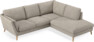 Madison Lux - 2-sits soffa med divan höger - Vit