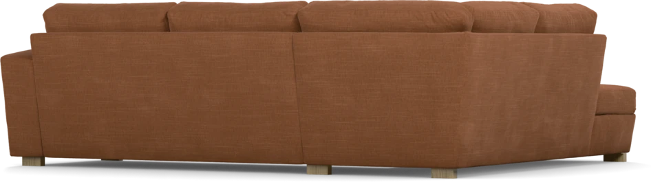 Friday - 2,5-sits soffa med divan vänster - Orange