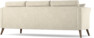Eden - 3-sits soffa svängd - Beige