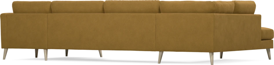 Bridge - 3-sits soffa med divan vänster och schäslong höger - Gul
