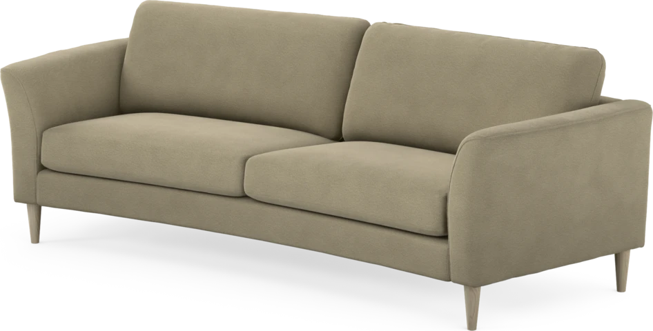 Bridge - 3-sits soffa svängd - Beige