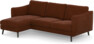 Madison Lux - 2-sits soffa med schäslong vänster - Orange