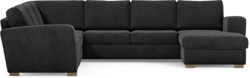 Friday - Hörnsoffa, 2+3-sits med schäslong höger - Blå