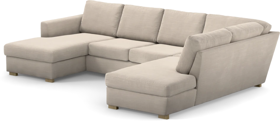 Friday - 3-sits soffa med schäslong vänster och divan höger - Beige