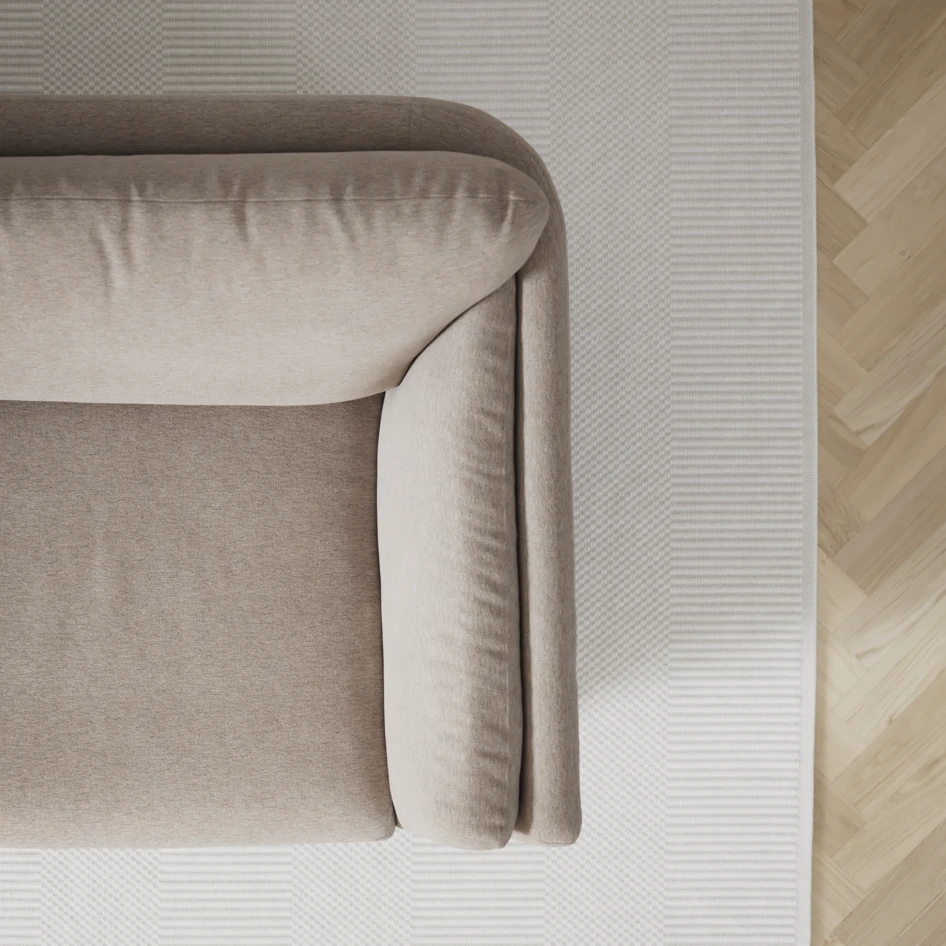 Madison Lux - Hörnsoffa med schäslong höger - Beige
