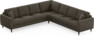 Eden - Hörnsoffa, 3+3-sits - Brun