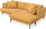 Harper - 4-sits med schäslong XL höger - Gul