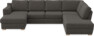 Friday - 3-sits soffa med schäslong vänster och divan höger - Grå