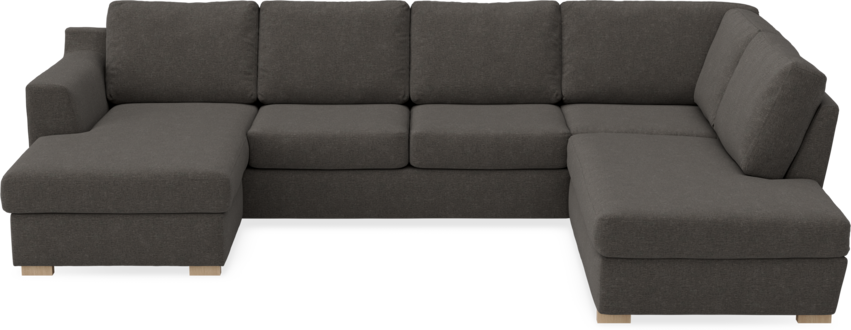Friday - 3-sits soffa med schäslong vänster och divan höger - Grå