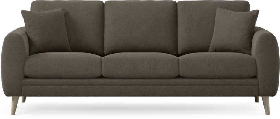 Eden - 3-sits soffa - Brun
