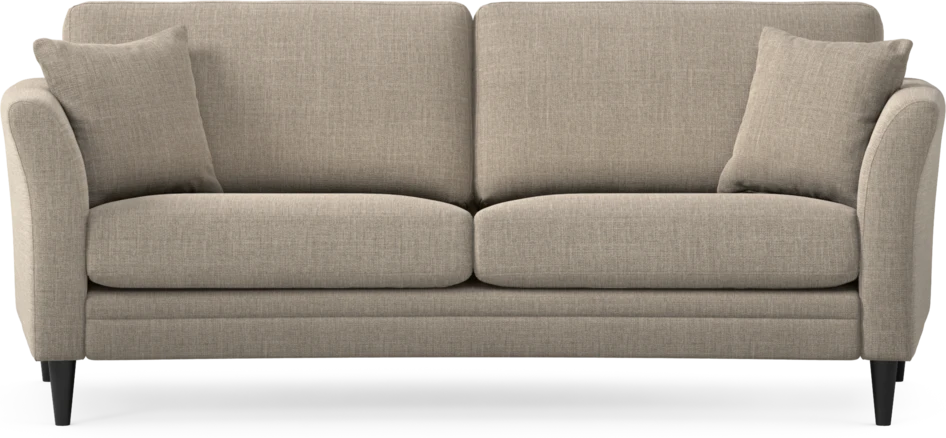 Eden - 2,5-sits soffa svängd - Beige