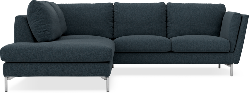 Madison - 2-sits soffa med divan vänster - Turkos