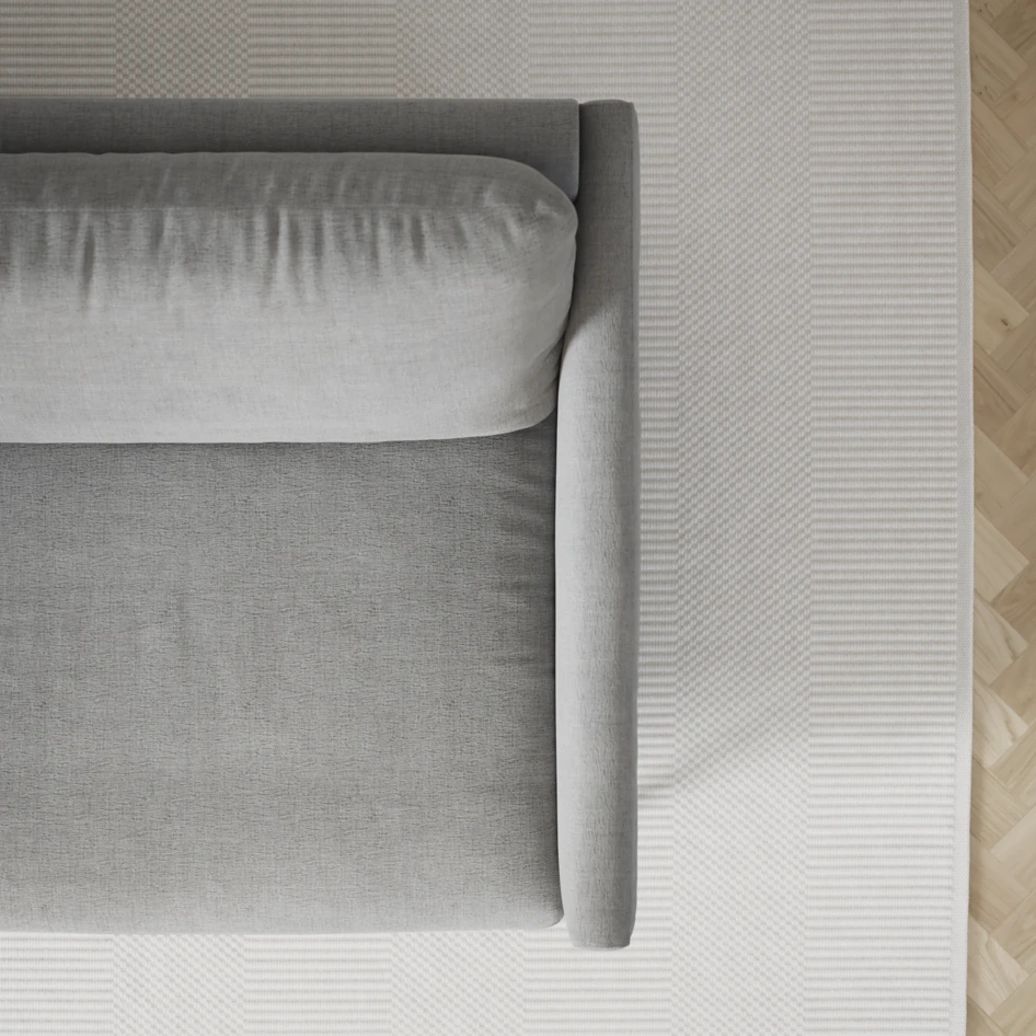 Madison Lux - 2-sits soffa med divan vänster och höger - Grå