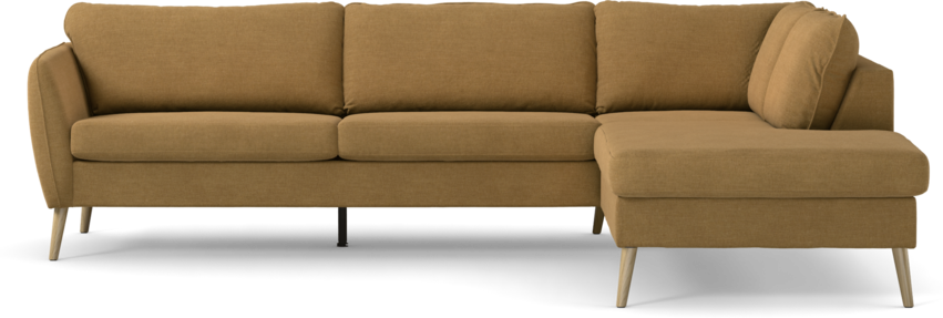 County - 2,5-sits soffa med divan höger - Gul