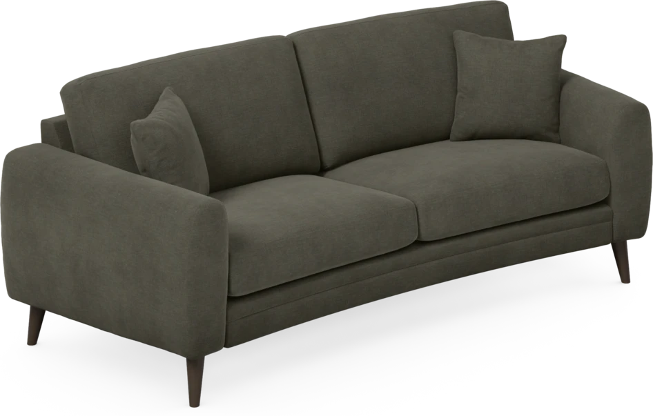 Eden - 2,5-sits soffa svängd - Grå