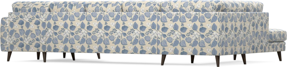 Eden - 3-sits soffa med divan vänster och schäslong höger - Flerfärgad