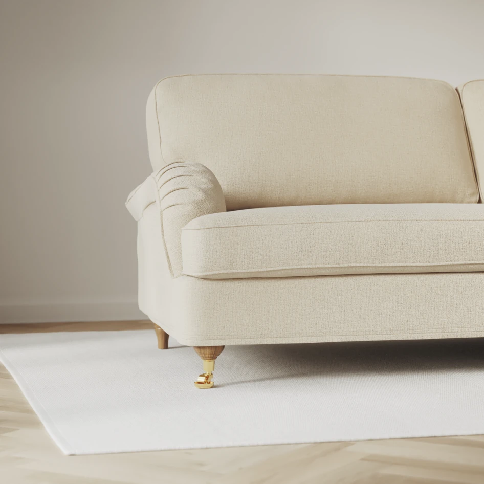 Oxford - 3-sits soffa svängd - Beige