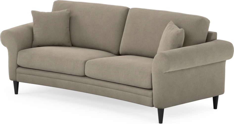 Eden - 2,5-sits soffa svängd - Beige
