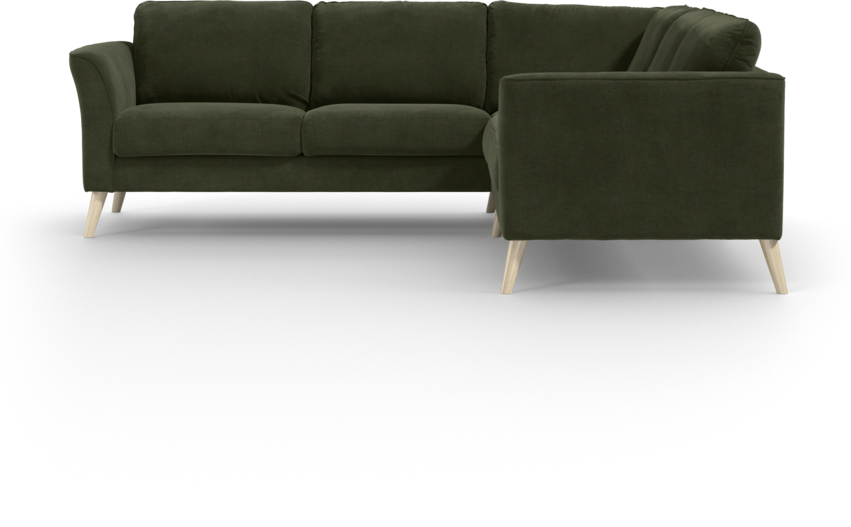 Bridge - Hörnsoffa, 2+2-sits - Grön