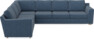 Friday - Hörnsoffa, 2+3-sits - Blå