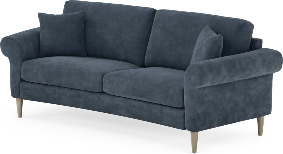 Eden - 2,5-sits soffa svängd - Blå