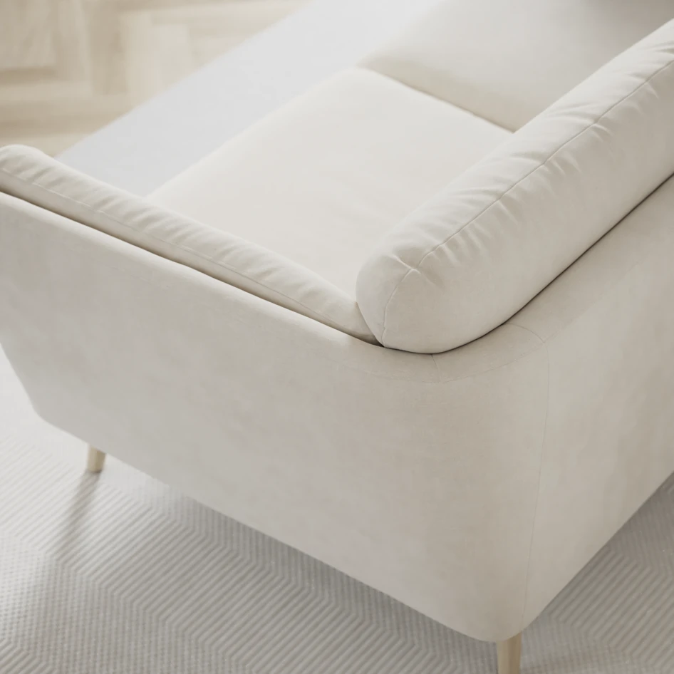 Madison Lux - Hörnsoffa 2+3-sits, hörn 2 - Vit