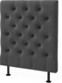 Cape pikerad - Sänggavel låg, , 90-210 cm - Grå