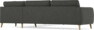 Bridge - Hörnsoffa, 3+3-sits - Grå